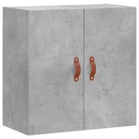 vidaXL Wandkast 60x31x60 cm bewerkt hout betongrijs - thumbnail