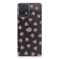 TPU bumper voor Motorola Moto G23 | G13 Poep Emojis - thumbnail