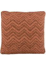 Missoni Home grand coussin Columbia à motif zig-zag - Marron - thumbnail