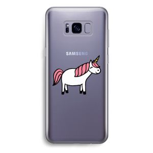 Eenhoorn: Samsung Galaxy S8 Plus Transparant Hoesje