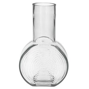 Bellatio Design Bloemenvaas - helder - transparant glas - D6 x H23 cm - Vazen