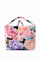 Oversized tas met bloemen - MATERIAL FINISHES - U