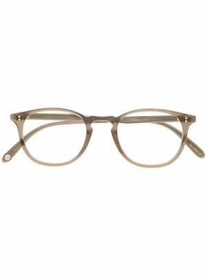 Garrett Leight lunettes de vue Kinney à monture ronde - Vert