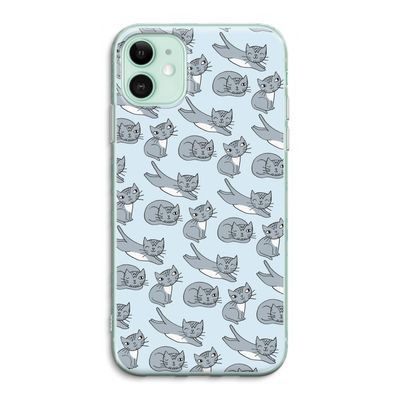 Poezen: iPhone 11 Transparant Hoesje