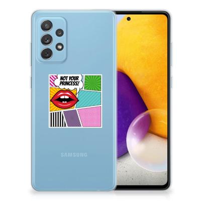 Samsung Galaxy A72 | Sillicone Back Cover | Popart Princess Samsung Galaxy A72 | Sillicone Back Cover | Popart Princess