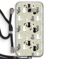 Katten: Samsung Galaxy A5 (2017) Transparant Hoesje met koord