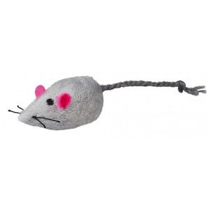 Trixie pluchen muis met bel voor de kat 3 verpakkingen