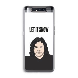Let It Snow: Samsung Galaxy A80 Transparant Hoesje