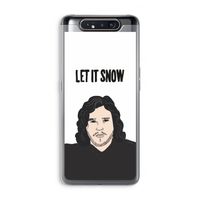 Let It Snow: Samsung Galaxy A80 Transparant Hoesje Let It Snow: Samsung Galaxy A80 Transparant Hoesje
