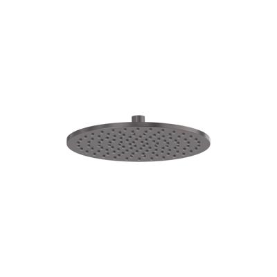 Hoofddouche MAY Medium 25 cm met Antikalk Nozzles Geborsteld Carbon Black PVD