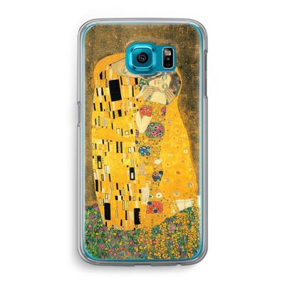 Der Kuss: Samsung Galaxy S6 Transparant Hoesje