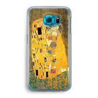 Der Kuss: Samsung Galaxy S6 Transparant Hoesje