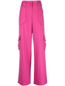 Fabiana Filippi pantalon ample à poches cargo - Rose