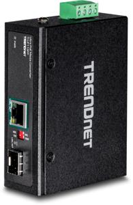 Trendnet TI-UF11SFP netwerk media converter Intern 1000 Mbit/s Zwart