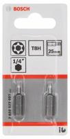 Bosch Accessoires t8h security-torx®-bit extra-hard t8h, 25 mm 2 stuks - 2608522007