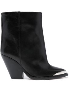 ISABEL MARANT 90mm Ladell leather boots - Noir