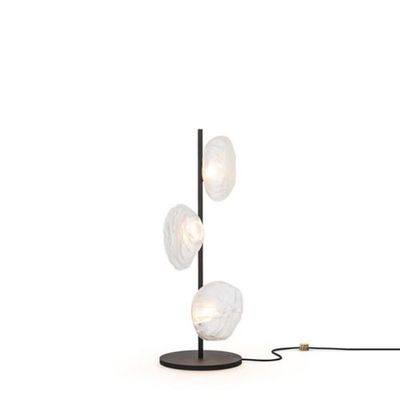 Bocci 72.3 Short Vloerlamp - Transparant - Zwarte base