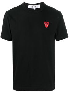 Comme Des Garçons Play t-shirt à patch logo - Noir