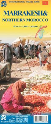 Stadsplattegrond Northern Morocco - Marokko & Marrakesh - Marrakech | ITMB