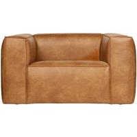 WOOOD Bean Fauteuil - Recycle Leer - Cognac - 74x146x98