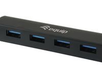 Equip 128953 interface hub USB 3.2 Gen 1 (3.1 Gen 1) Type-A 5000 Mbit/s Zwart - thumbnail