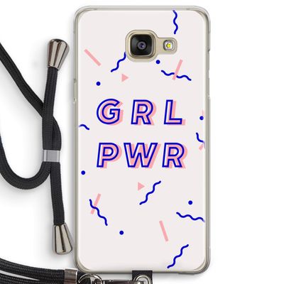 GRL PWR: Samsung Galaxy A5 (2016) Transparant Hoesje met koord