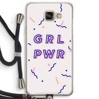 GRL PWR: Samsung Galaxy A5 (2016) Transparant Hoesje met koord