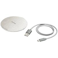 Hama 00201679 Inductie lader 2000 mA Uitgangen Qi-standaard Crème-wit