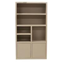 Giga Meubel - Wandkast Hardhout Beige - 120x45x220cm - Xander