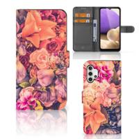 Samsung Galaxy A32 4G Hoesje Bosje Bloemen | Portemonnee hoesje