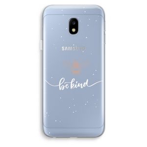 Be(e) kind: Samsung Galaxy J3 (2017) Transparant Hoesje