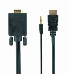 HDMI naar VGA kabel met audio, 1.8 meter
