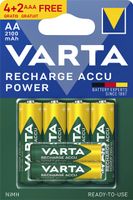Batterij oplaadbaar Varta ready2use 4xAA 2100mAh - thumbnail