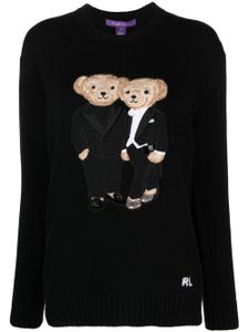 Ralph Lauren Collection pull Smoking Bear à col rond - Noir