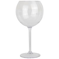 Depa Gin/cocktail glazen - 4x - transparant - onbreekbaar kunststof - 650 ml   -