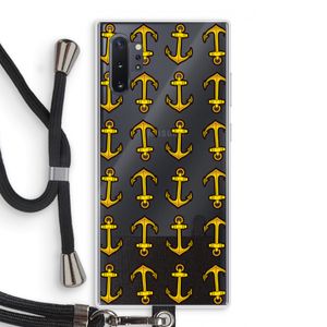 Musketon Anchor: Samsung Galaxy Note 10 Plus Transparant Hoesje met koord