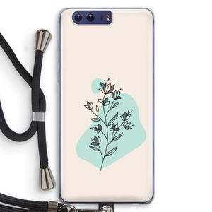 Violets are blue: Honor 9 Transparant Hoesje met koord