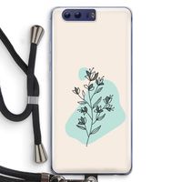 Violets are blue: Honor 9 Transparant Hoesje met koord