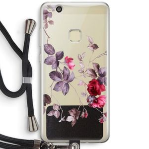 Mooie bloemen: Huawei Ascend P10 Lite Transparant Hoesje met koord