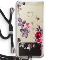 Mooie bloemen: Huawei Ascend P10 Lite Transparant Hoesje met koord