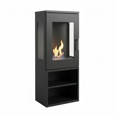 Cheyenne - Bio-ethanol Haard | ScandiFlames | Bio-ethanol kachel | Zwart