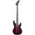 Jackson JS Series Concert Bass JS3VQ Transparent Red Burst