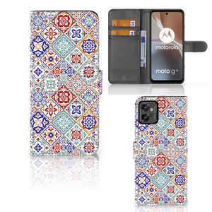 Motorola Moto G32 Bookcase Tiles Color