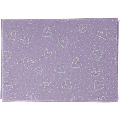 Creativ Company Hobbyvilt, a4, vel 210x297 mm, dikte 1,5-2 mm, paars, 10 vel/ 1 doos