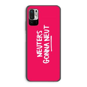 Neuters (roze): Xiaomi Redmi Note 10 5G Transparant Hoesje