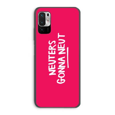 Neuters (roze): Xiaomi Redmi Note 10 5G Transparant Hoesje