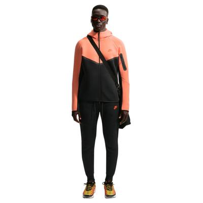 Nike Tech Fleece Sportswear Trainingspak Lichtoranje Zwart Felrood