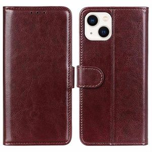 iPhone 14 Plus Wallet Case met Standaardfunctie - Bruin