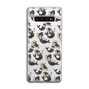 Zeemeermin: Samsung Galaxy S10 4G Transparant Hoesje