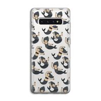 Zeemeermin: Samsung Galaxy S10 4G Transparant Hoesje